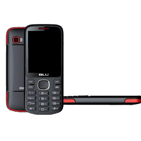 CELULAR BLU (2 CHIP) (PRETO/VERMELHO) (JENNY TV 2.8) (T176T)